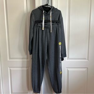*WHOLE SET* NWOT ONE OF A KIND “Don’t Panic it’s Organic” Quilted Sweat Set